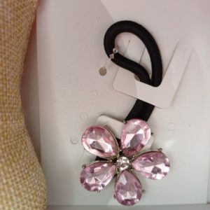 elastique avec detail fleurs