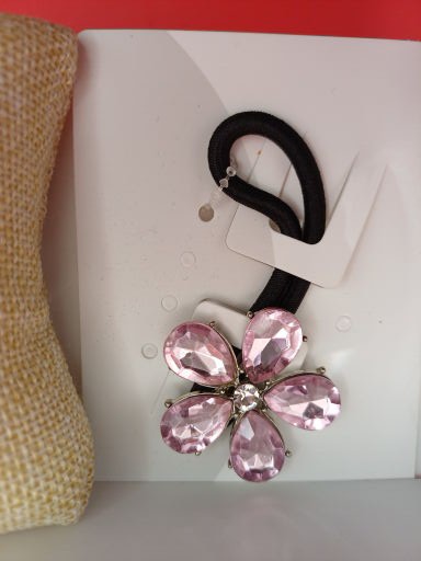 elastique avec detail fleurs