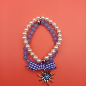 bracelet blanc/bleu