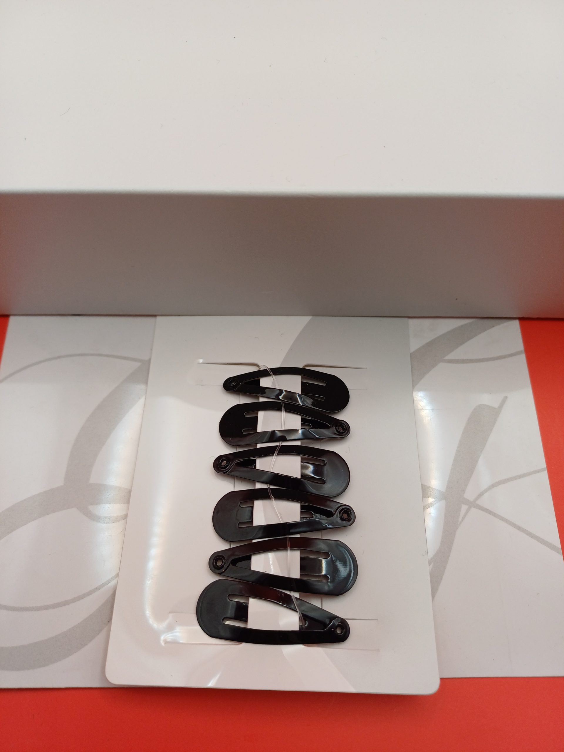 lot de 6 pinces noire