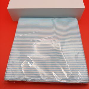 20 serviettes bleu et blanche