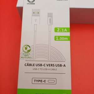 Cable usb-c vers usb-a ref102