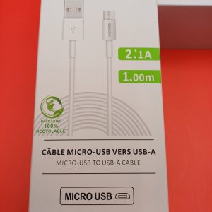 Cable micro-usb vers usb-a ref H101