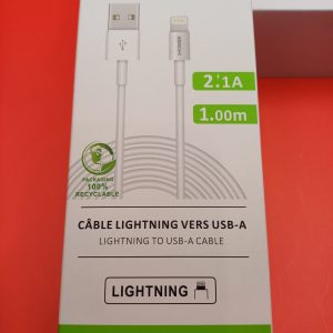 Cable lightning vers Usb-a réf H100