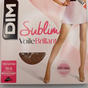 DIM sublim voile brillant T.2 gazelle