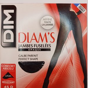 DIM jambes fuselées T.3 Noir opaque