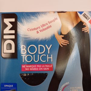 DIM body touch T.2 noir opaque