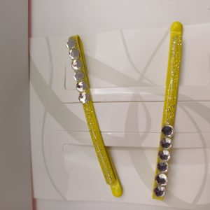 2 pinces jaune