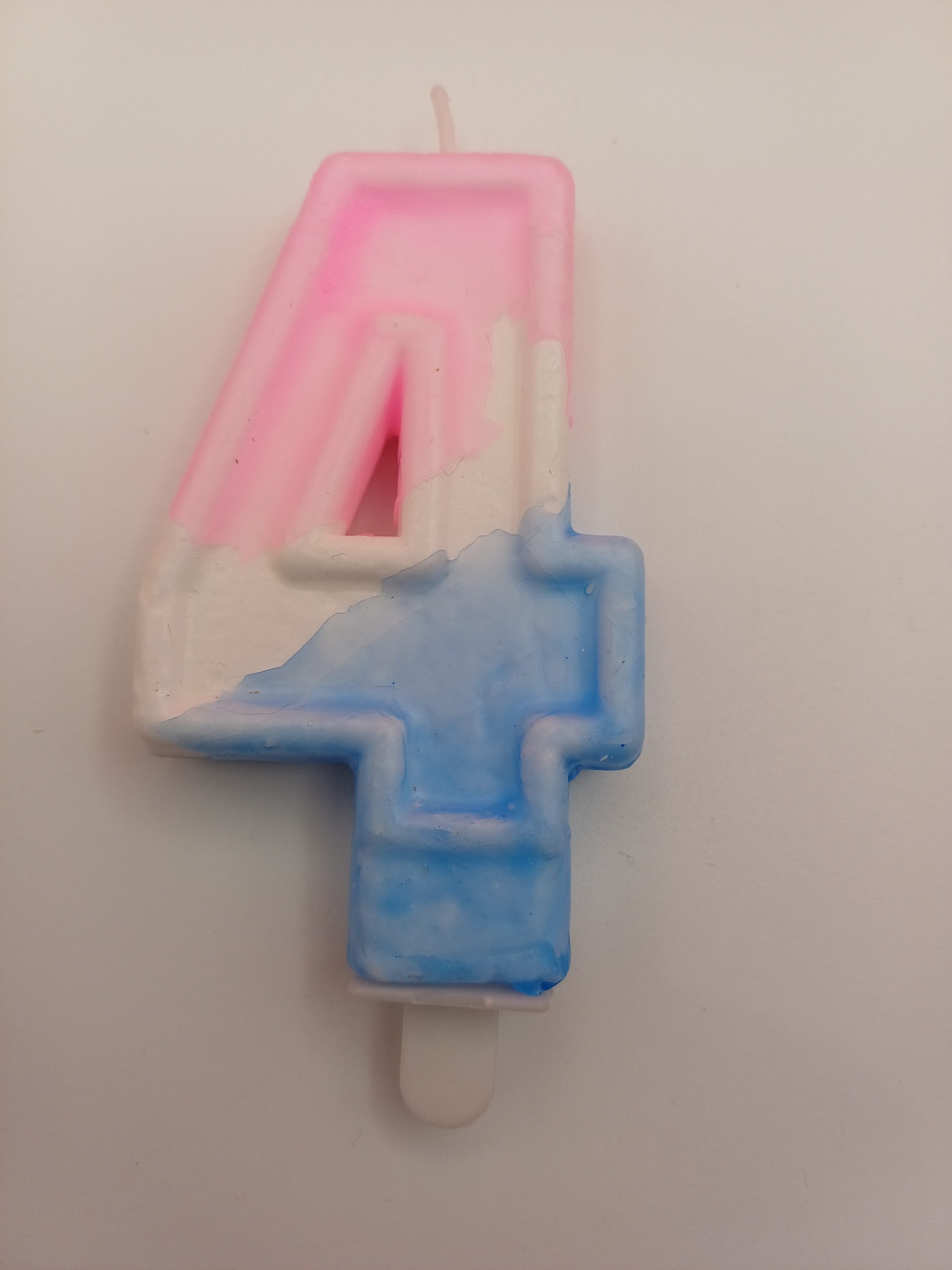 Bougie anniversaire numéro 4