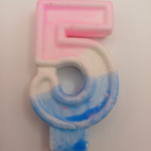 Bougie anniversaire numéro 5
