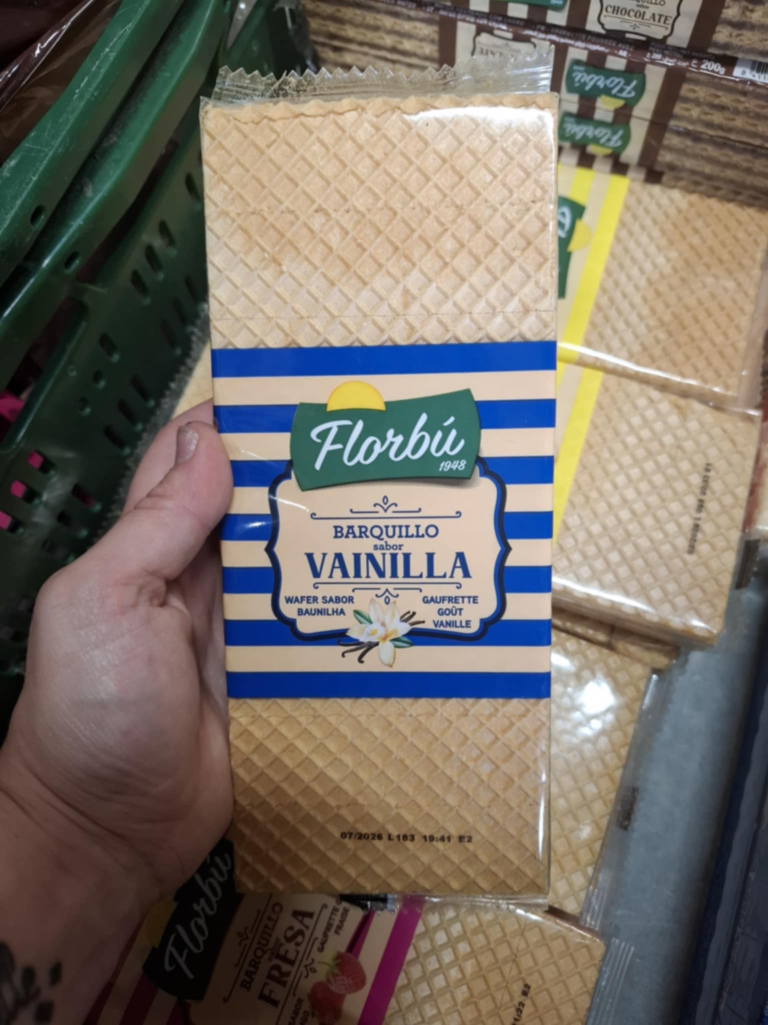 Gaufrette vanille florbu 200 gr