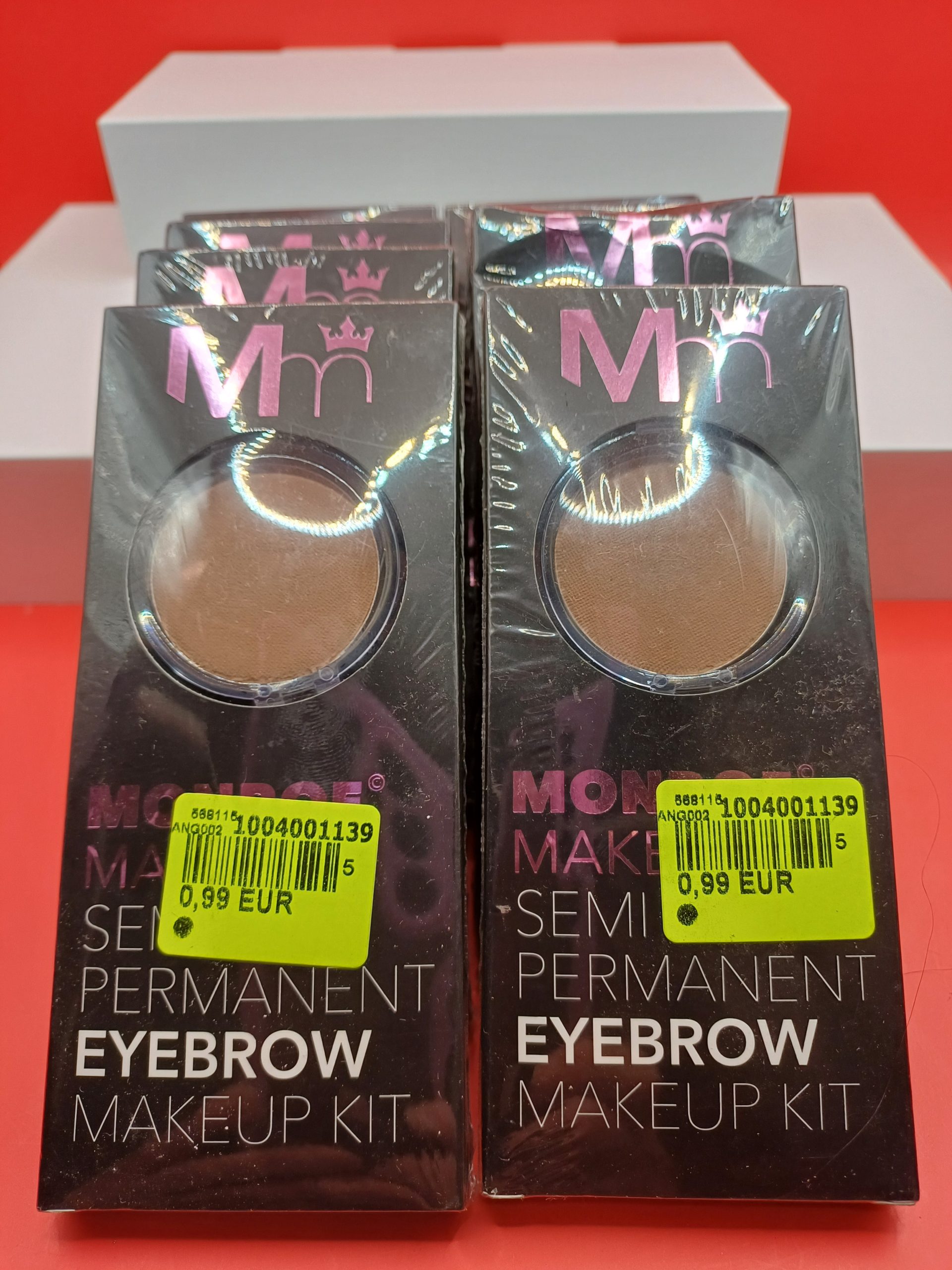 lot de 8 kit de maquillage permanent pour sourcils