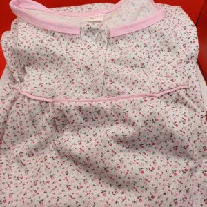 Chemise de nuit petite fleur rose XL