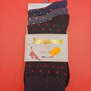 lot de 3 paires de chaussettes sinéquanone 36/38