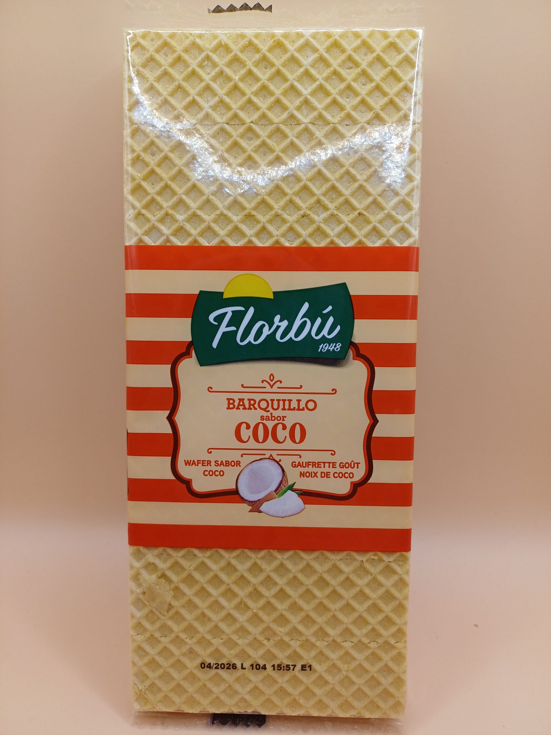 Gaufrette coco florbu 200 gr