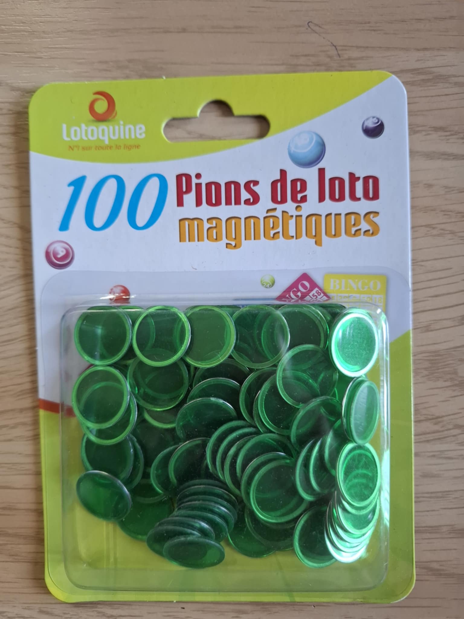 Jetons Loto Vert