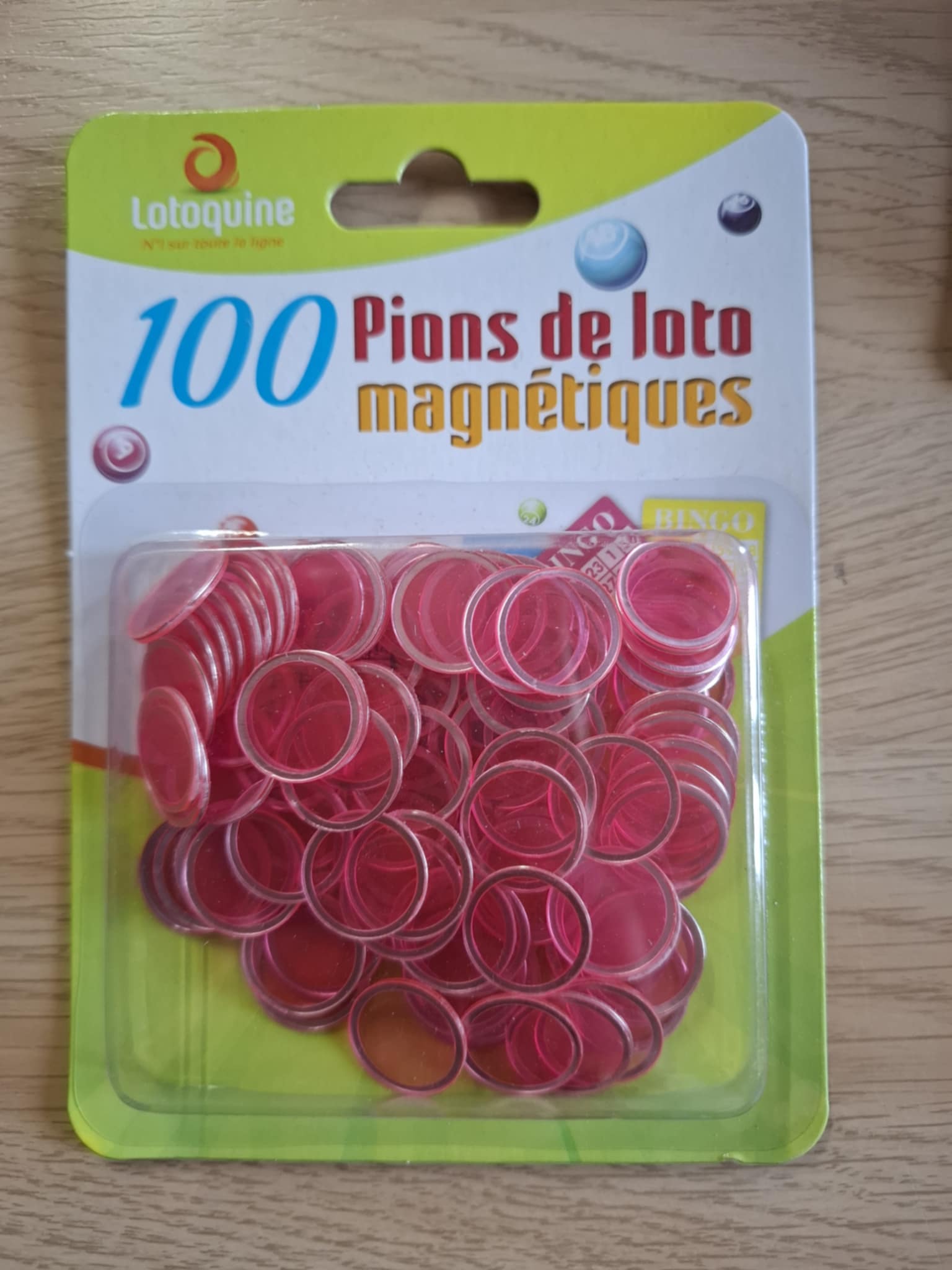 Jetons Loto Rose
