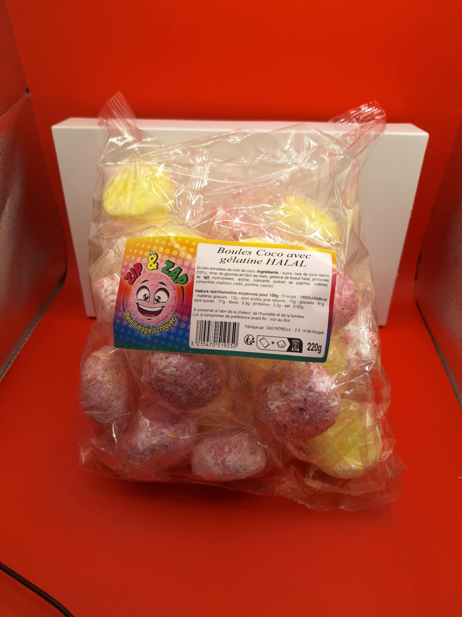 Boules coco HALAL 220 gr