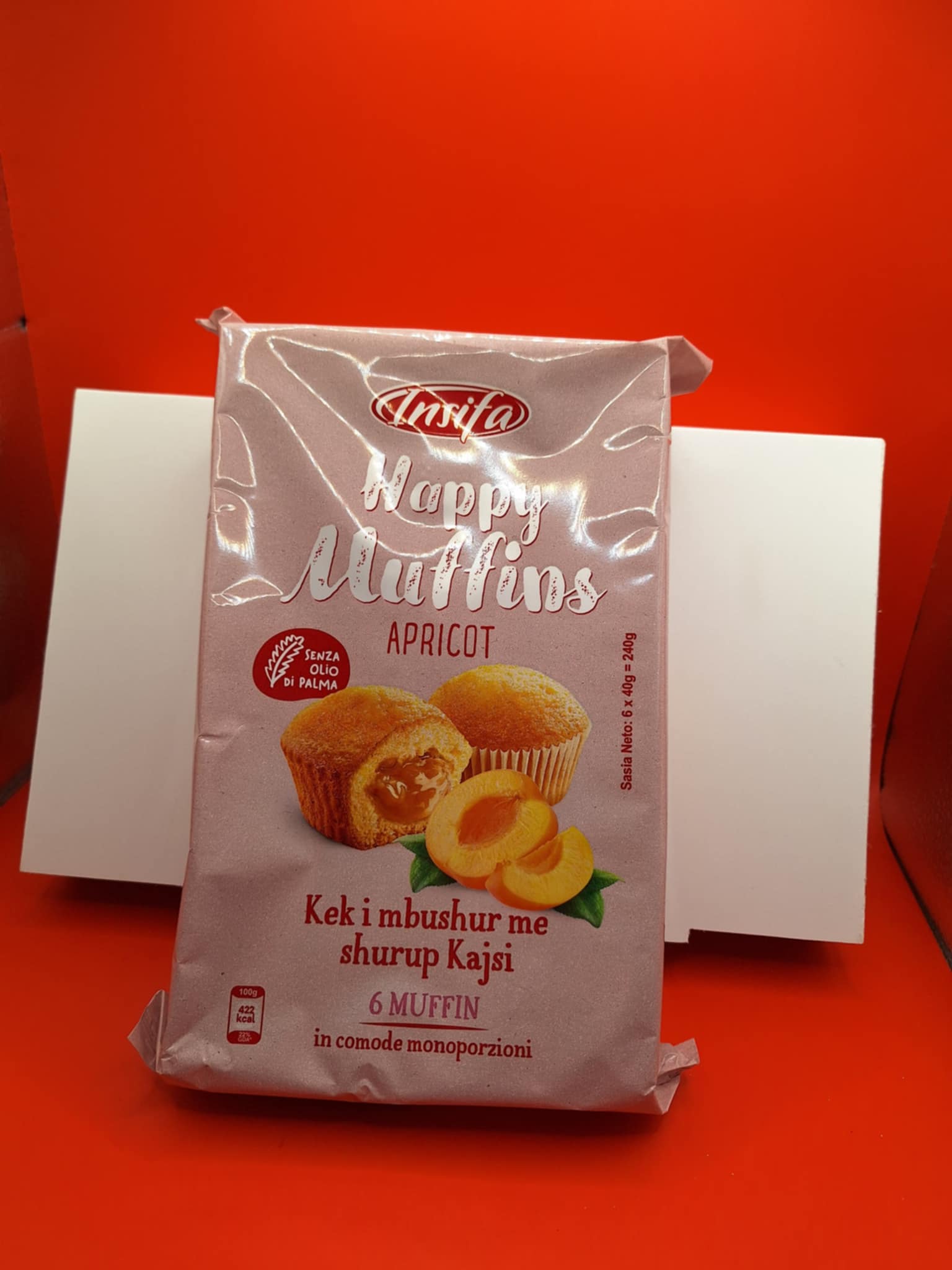 Happy Muffins goût Abricot 240g
