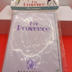 Etui passeport blanc ma provence