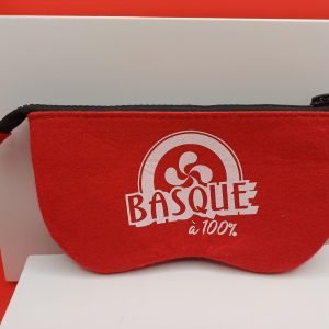 Etui a lunettes rouge