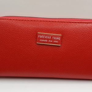 Portefeuille rouge forever young