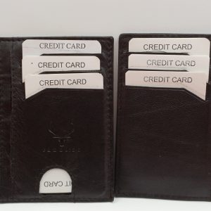 porte cartes cuir noir