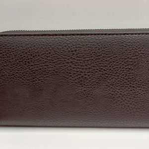 Portefeuille noir zippé