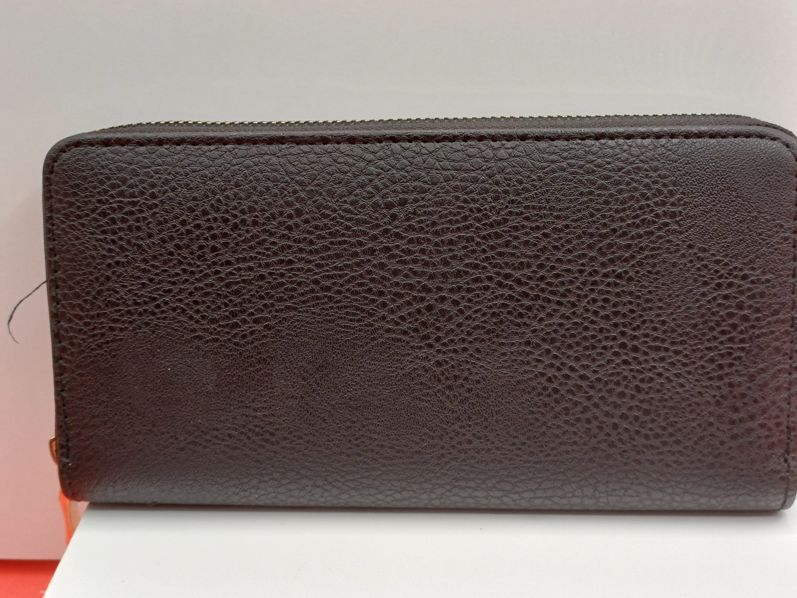Portefeuille noir zippé