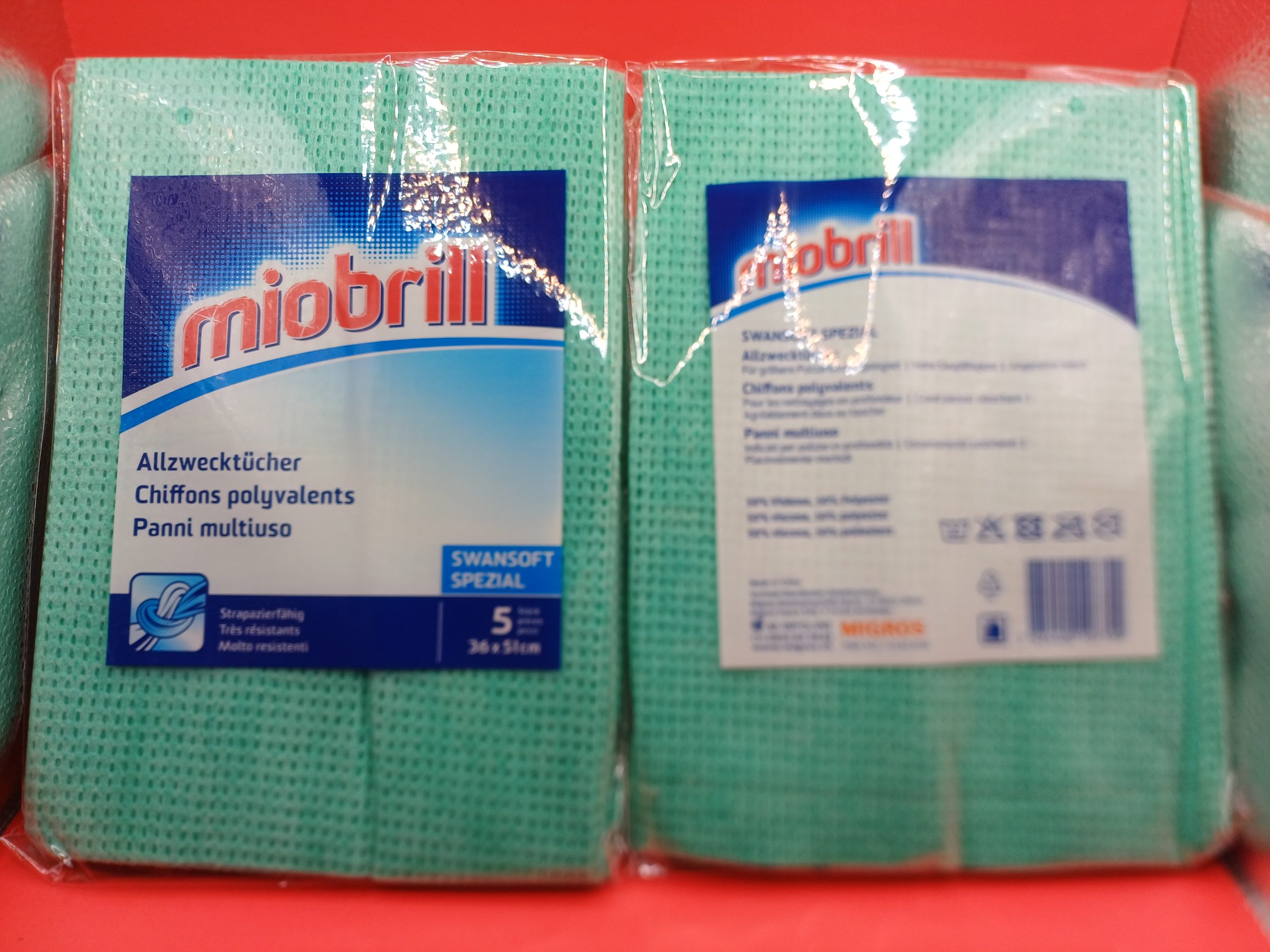 5 Chiffons polyvalent miobrill