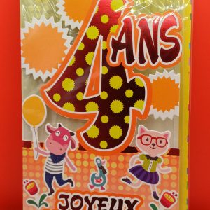 4 ANS joyeux anniversaire