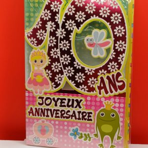 10 ANS joyeux anniversaire fille