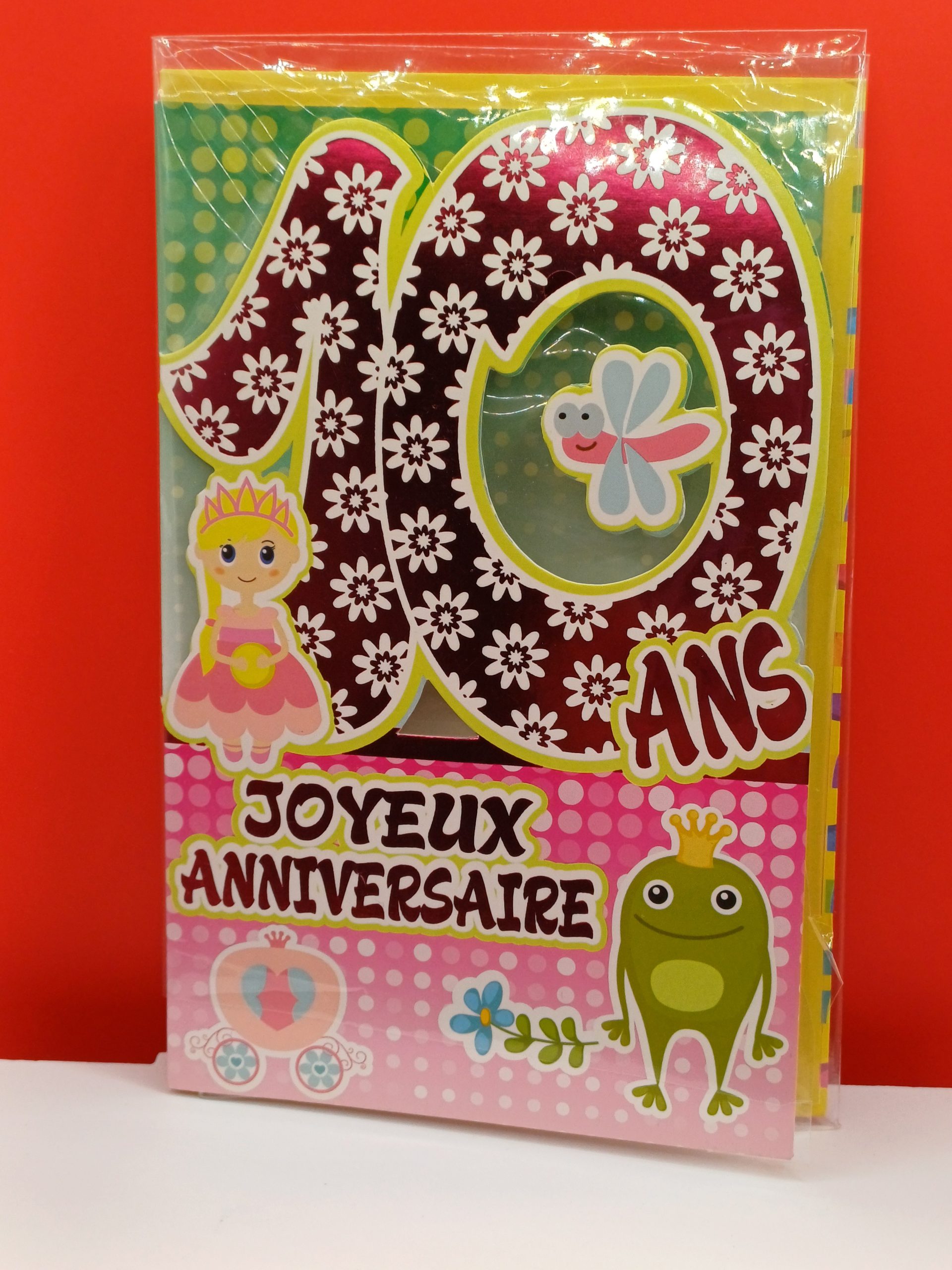 10 ANS joyeux anniversaire fille