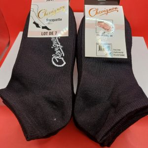 LOT de 7  Socquettes Chevignon noire 39/41