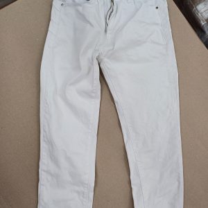Pantalon blanc 38 slim
