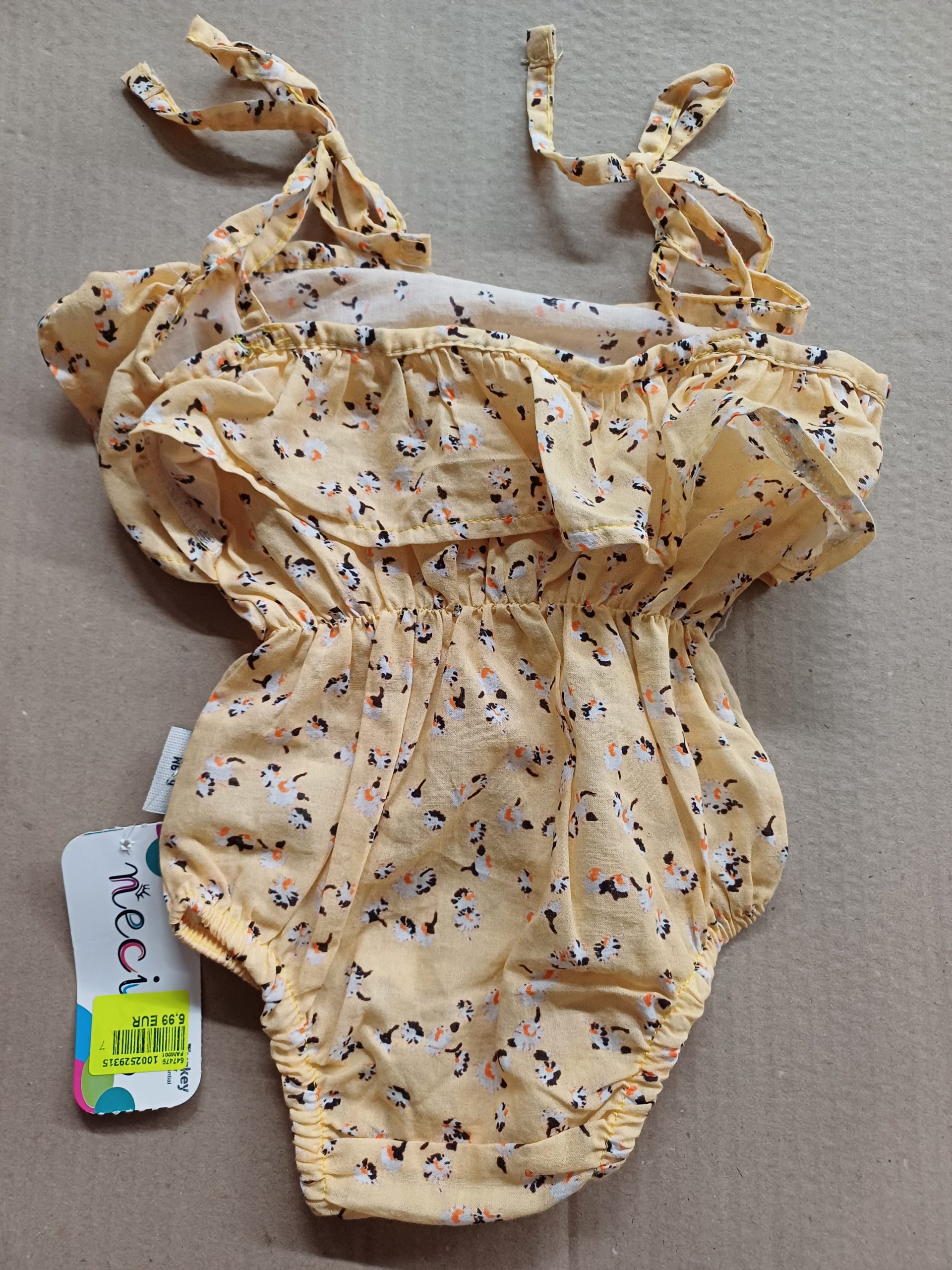 Ensemble bébé jaune 6/9 mois – Image 2