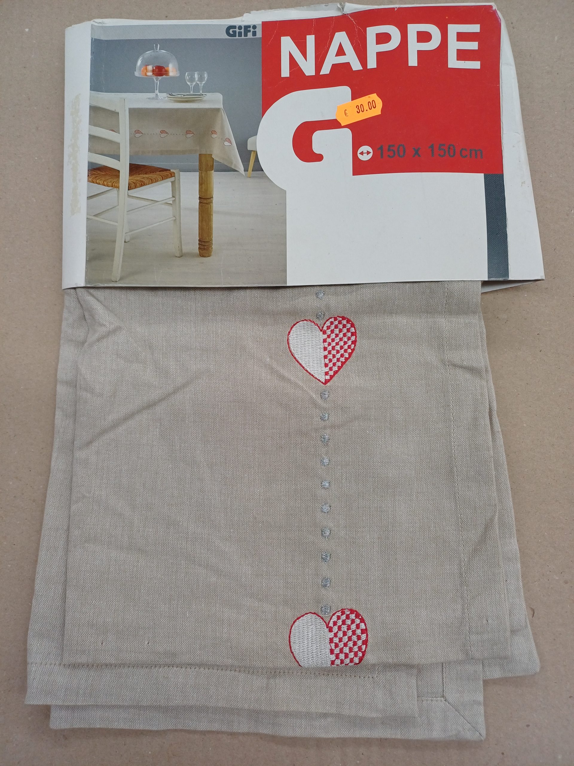 Nappe coeur