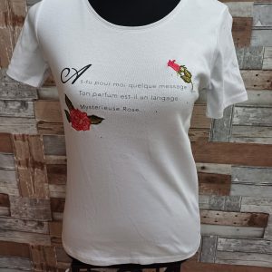 Tee-shirt Antonelle Taille 1. blanc