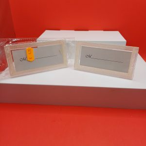 Marque place x1 argenté