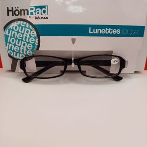 Lunettes loupe +1.50 noire