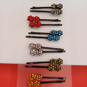 lot de 12 pinces avec brillant