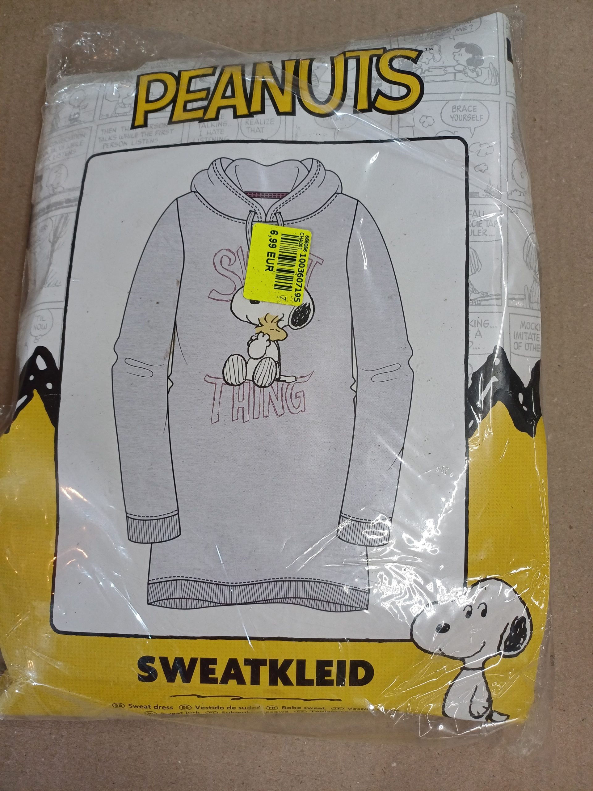 Robe sweat PEANUTS taille L