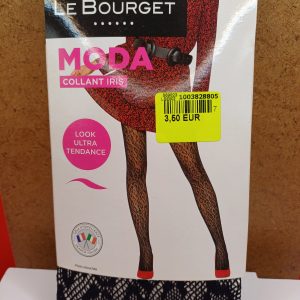 Collant iris résille LE BOURGET taille3/4 noir