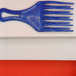 Peigne cheveux frisés bleu
