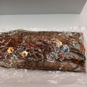 Bandeau élastique transparent et brillant