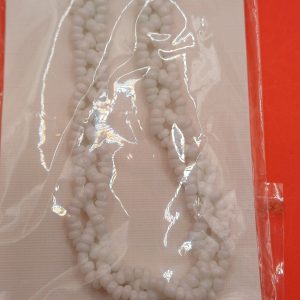 Bandeau fin style perle blanc