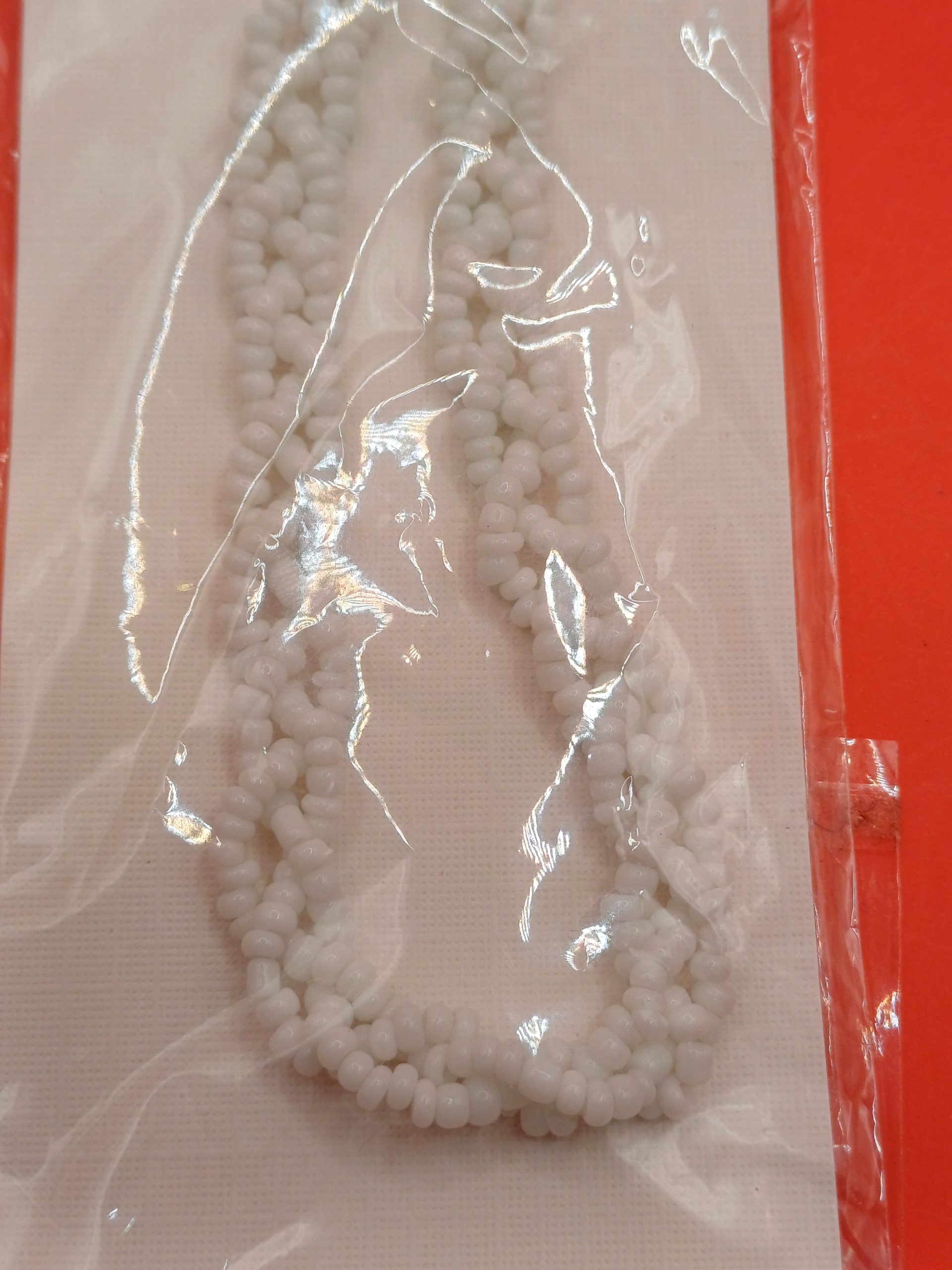 Bandeau fin style perle blanc