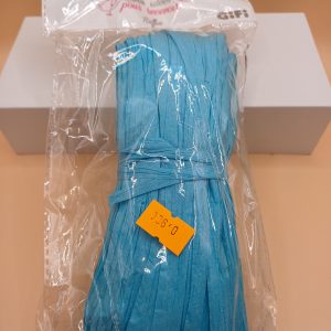Raffia pelote bleu clair