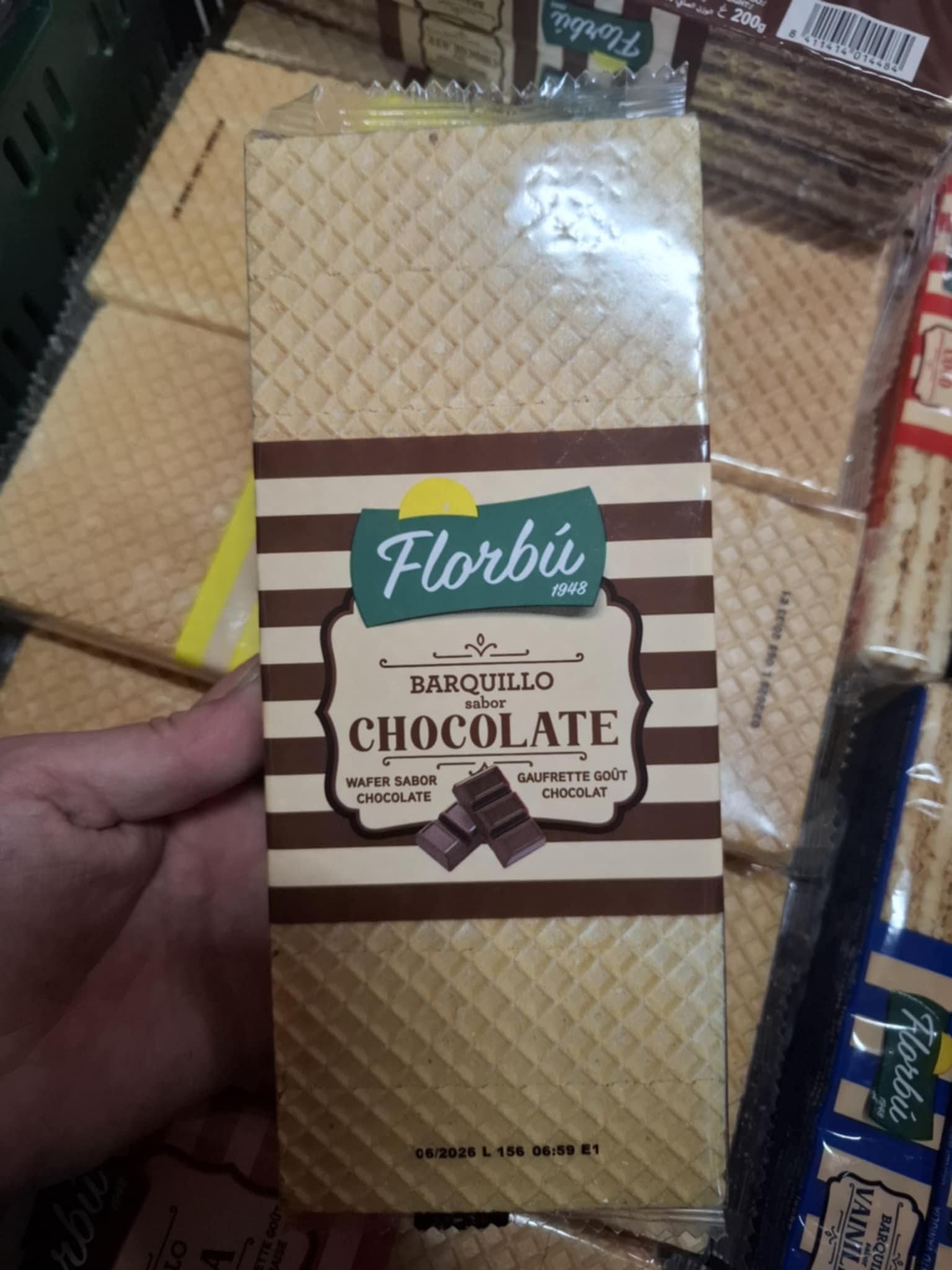 Gaufrettes chocolat 200grs florbu