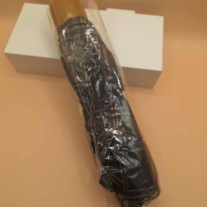Parapluie PLIANT gris / marron
